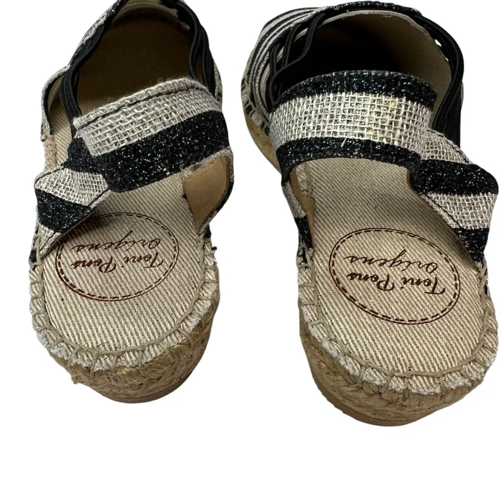 Toni‎ Pons Striped Nancy Espadrille Sandals 35/4.5